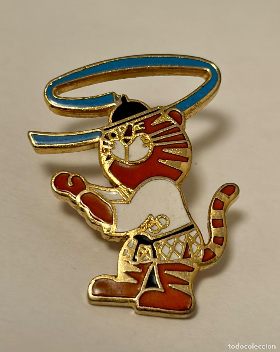 Pins de colecci&oacute;n: PIN ESMALTADO JUDO - MASCOTA JUEGOS OLIMPICOS SEOUL 1988