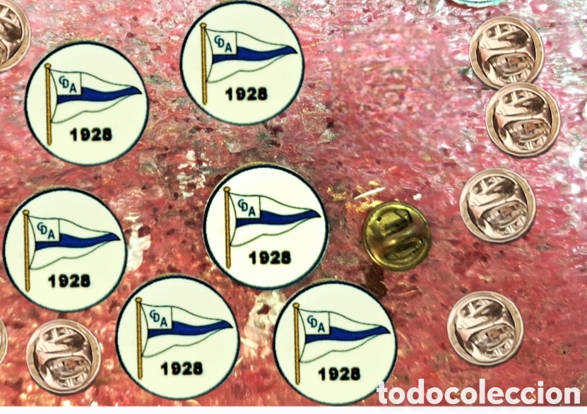 Pins de colecci&oacute;n: LOTE 6 PINS PIN FUTBOL DEPORTIVO ALAVES LOGO 1928