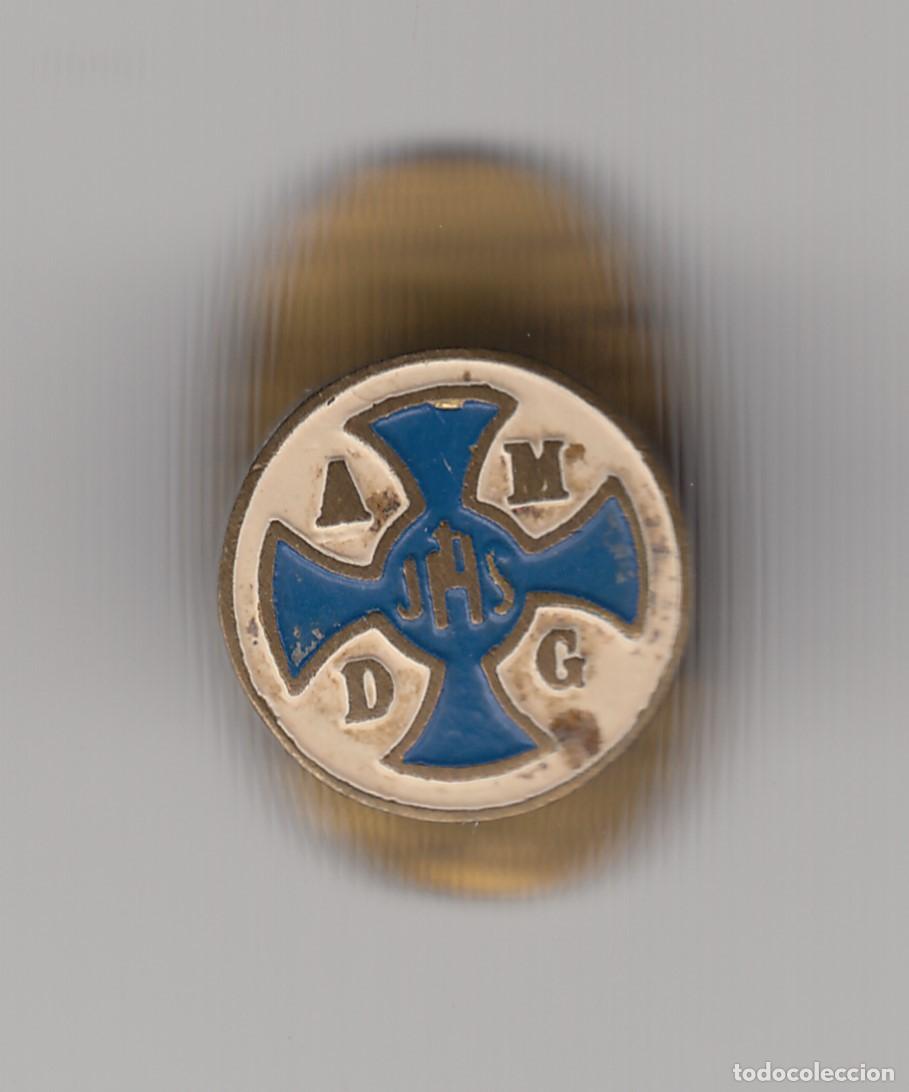 Pins de colecci&oacute;n: ANTIGUO PIN INSIGNIA JESUITA AD MAIOREN DEI GLORIAM
