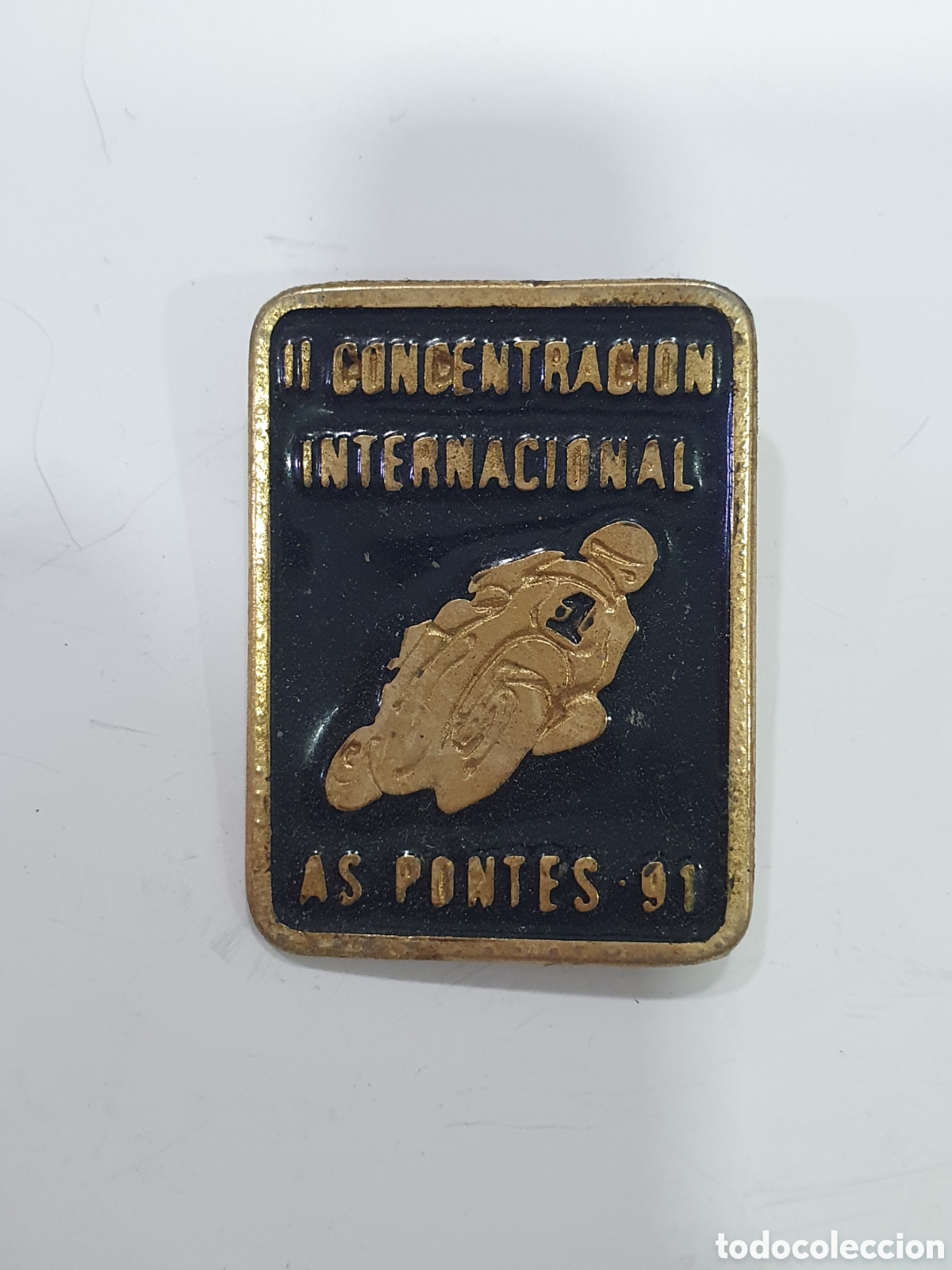 Collection pins: Pin concentraci&oacute;n internacional motos As Pontes. (L127)