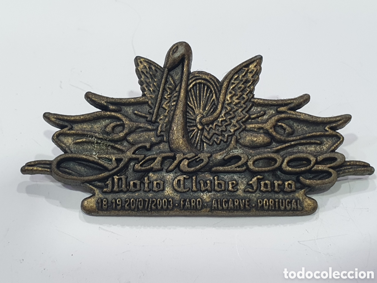 Collection pins: Pin Moto Club Faro 2000. (L127)