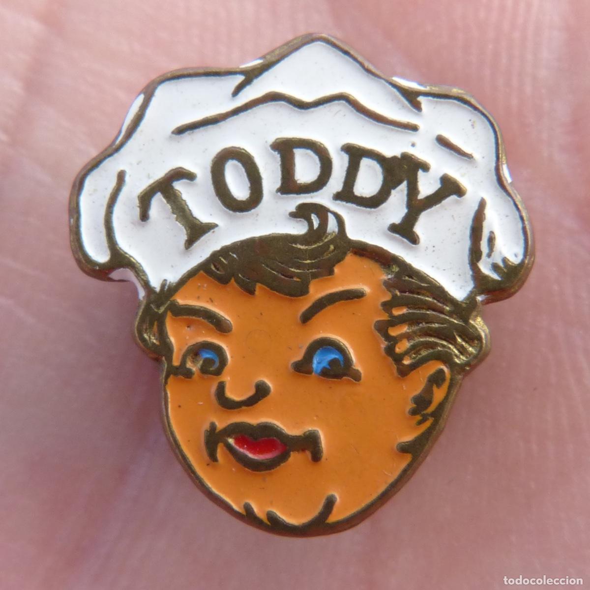 Pins de colecci&oacute;n: Pin de hojal, chocolates Toddy, 2,11gr.