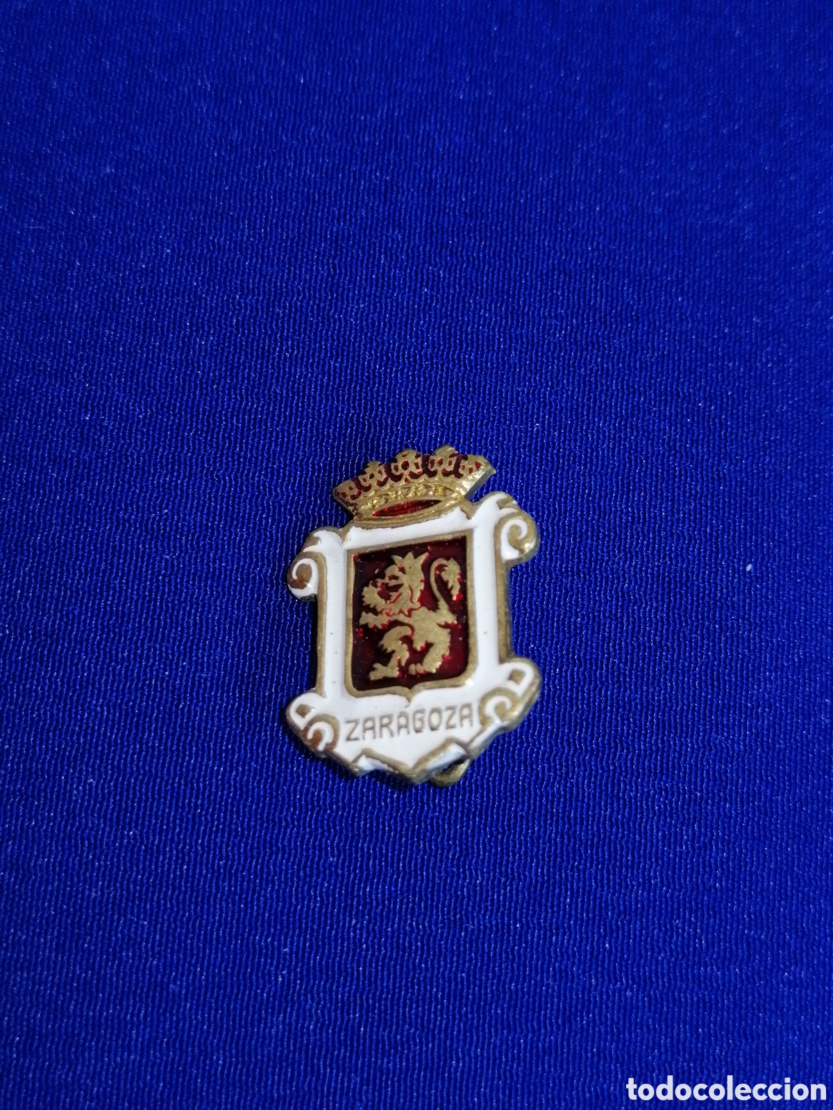 Pin's de collection: ESCUDO HER&Aacute;LDICO ZARAGOZA INSIGNIA DE ALFILER
