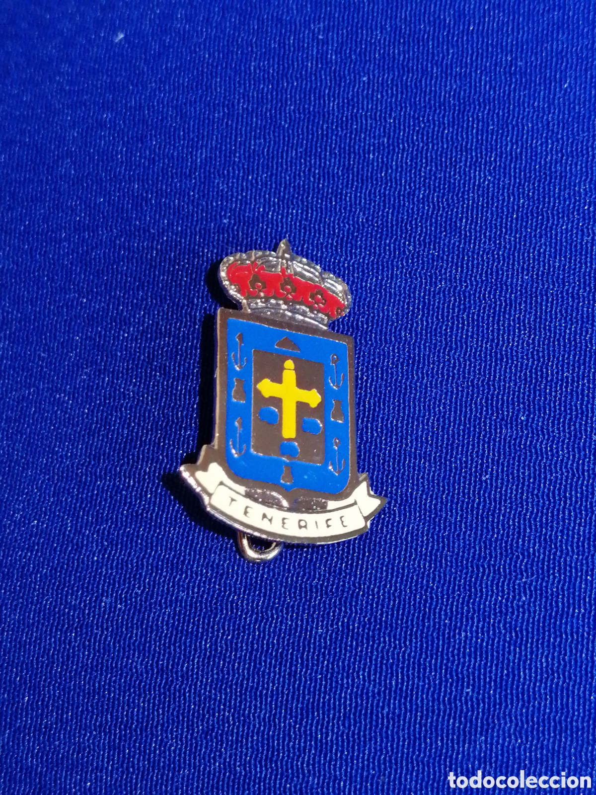 Pins de cole&ccedil;&atilde;o: ESCUDO HER&Aacute;LDICO TENERIFE INSIGNIA DE ALFILER ANTIGUA