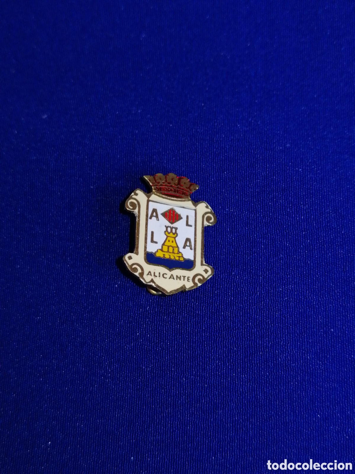Pins de cole&ccedil;&atilde;o: ESCUDO HER&Aacute;LDICO ALICANTE INSIGNIA DE ALFILER ANTIGUA