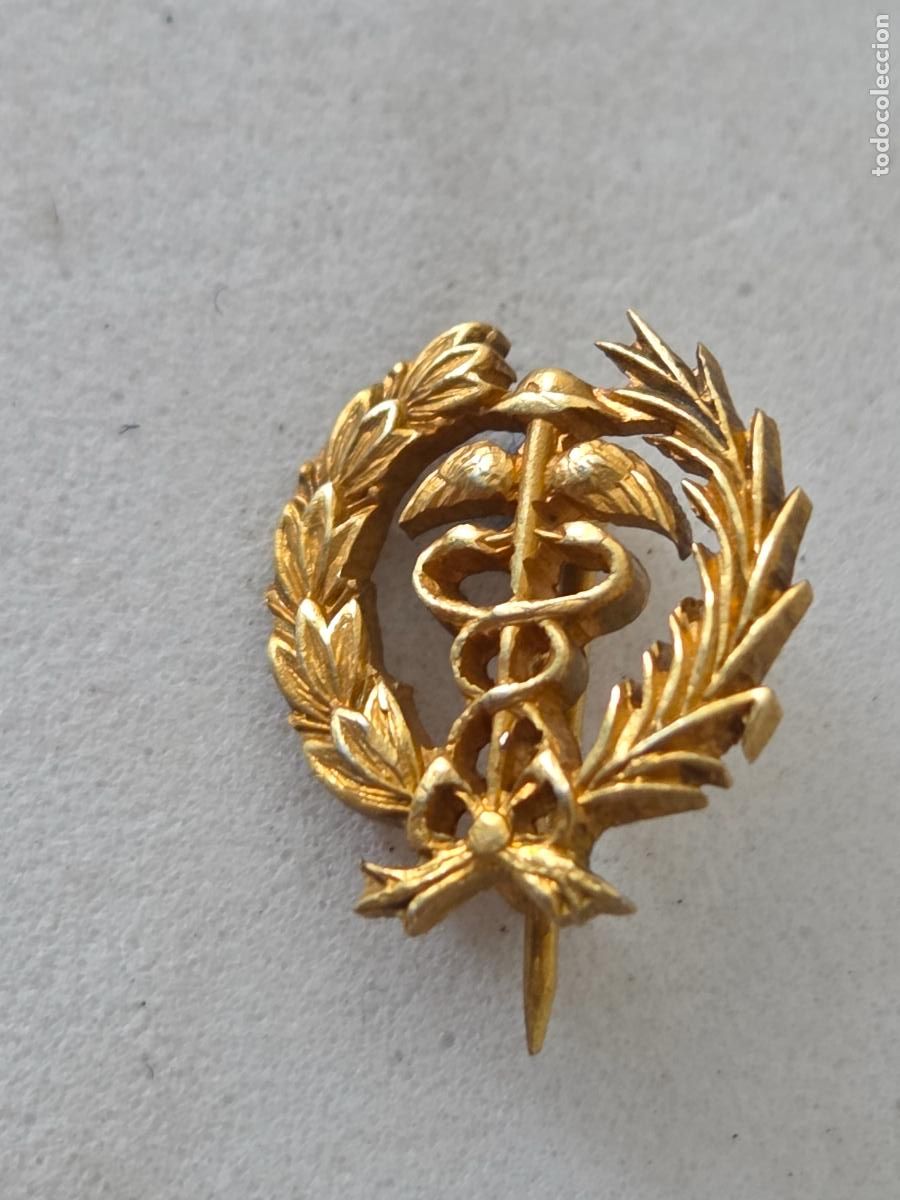 Pins de cole&ccedil;&atilde;o: INSIGNIA DE PLATA MALDE DORADA ESCUDO PROFESIONAL COMERCIO M9