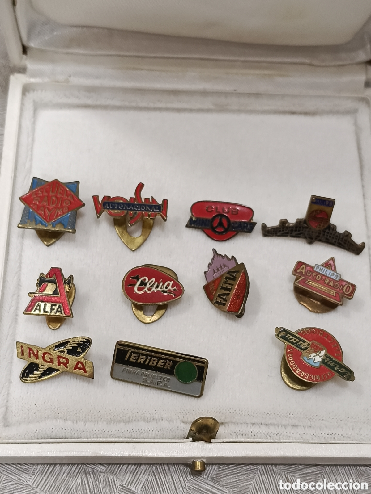 Pins de colecci&oacute;n: COLECCION PINS ESMALTADOS A&Ntilde;OS 50/60.MARCAS PUBLICITARIAS