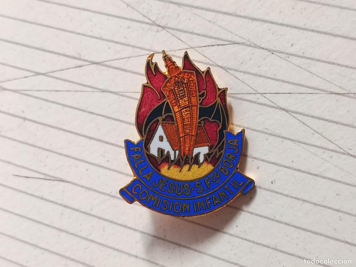 Sammlung von Pins: Fallas de Valencia. Insignia de la falla infantil Jes&uacute;s San Francisco de Borja