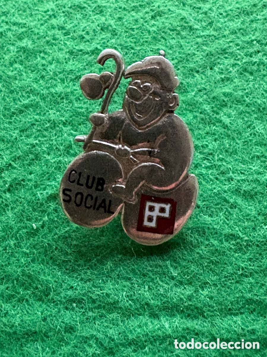 Pins de cole&ccedil;&atilde;o: Pin plata de ley, club social Banco Pastor (A2)