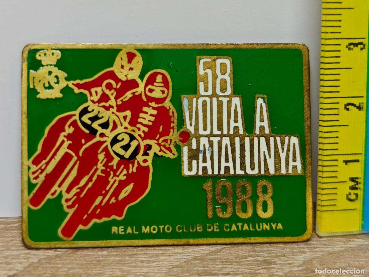 Pins de colecci&oacute;n: PIN ALFILER AGUJA 58 VOLTA A CATALUNYA 1988. MOTOCICLISMO. REAL MOTO CLUB DE CATALUNYA