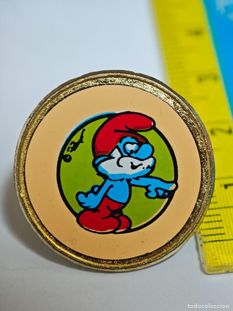 Pins de colecci&oacute;n: PIN PITUFO VINTAGE A&Ntilde;OS 80