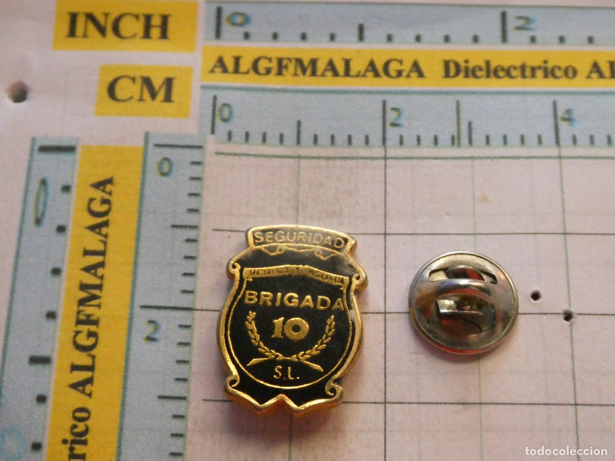 Pins de colecci&oacute;n: PIN DE SEGURIDAD VIGILANCIA PRIVADA. VIGILANTES BRIGADA 10 SL