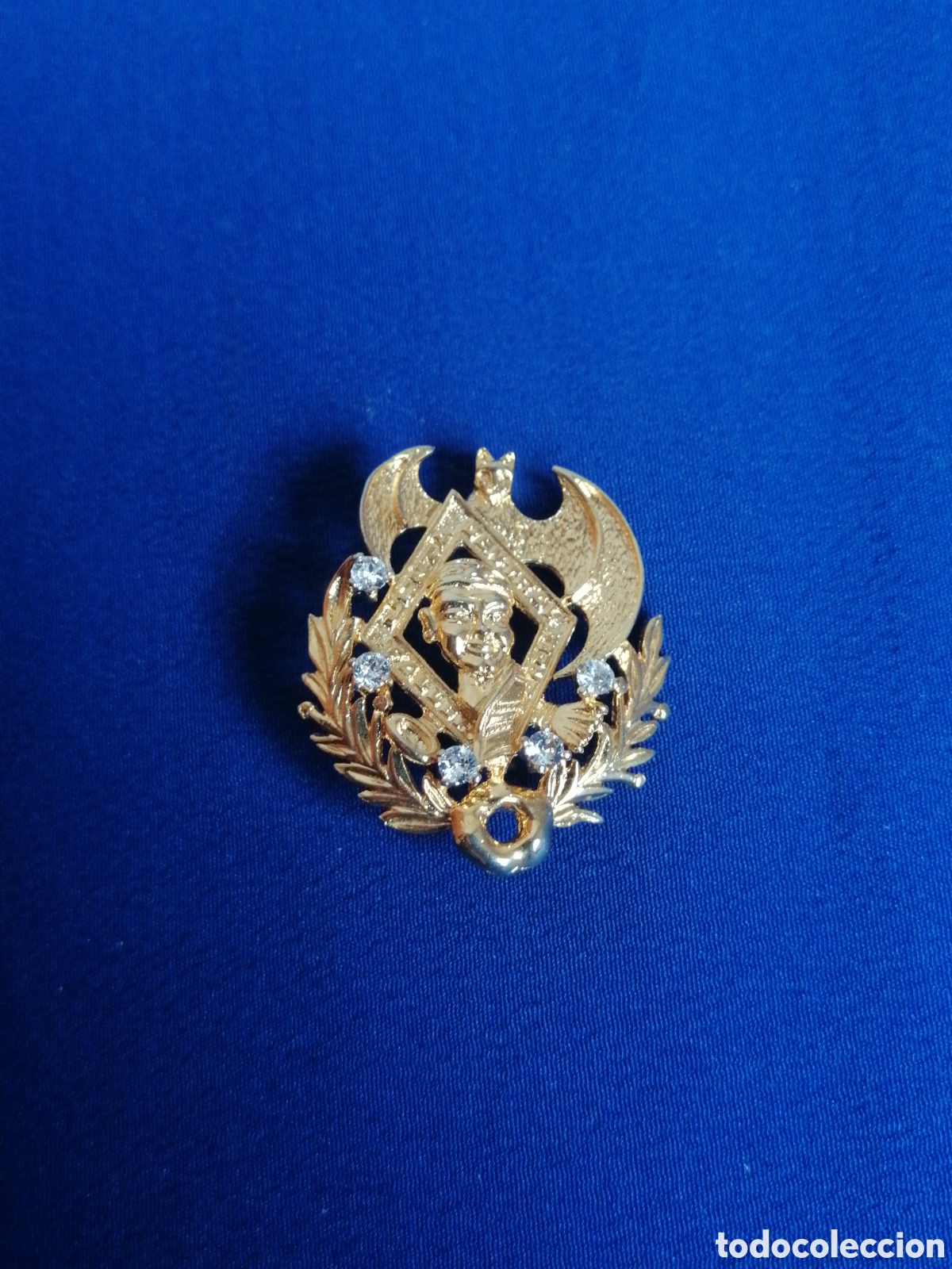 Pins de colecci&oacute;n: JUNTA CENTRAL FALLERA M&Aacute;XIMA RECOMPENSA ORO Y BRILLANTES (BISUTERIA) INSIGNIA DE ALFILER