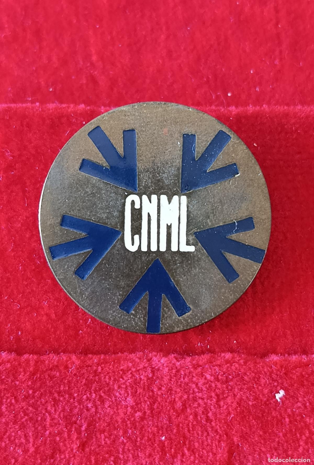 Pins de colecci&oacute;n: PIN DE OJAL SOLAPA. INICIALES CNML