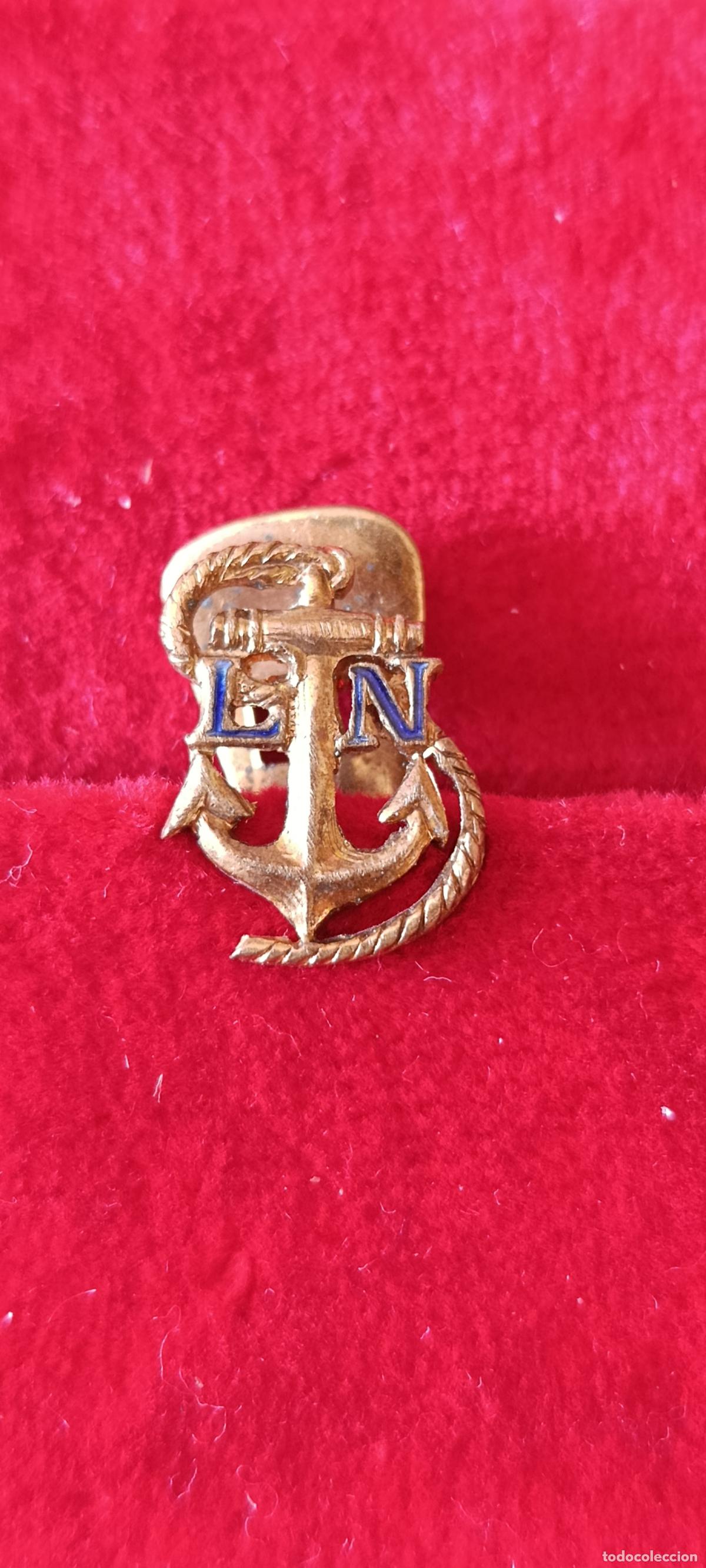 Pins de colecci&oacute;n: PIN DE OJAL SOLAPA. INSIGNIA LIGA NAVAL