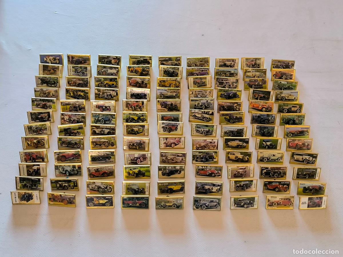 Pins de colecci&oacute;n: LOTE DE 108 PINES DE COCHES ANTIGUOS - SIN REPETIDOS - PIN - 1900 / 1910 / 1920 / 1930 (343#w)