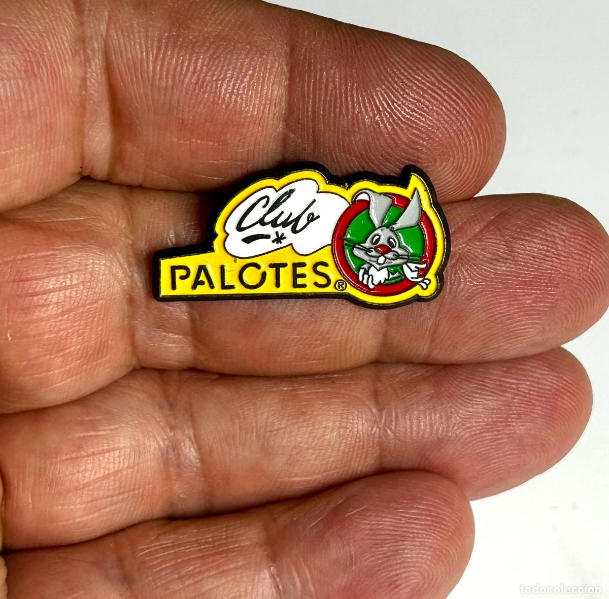 Pins de colecci&oacute;n: 3859.Pin promocional vintage del Club Palotes de la marca de dulces espa&ntilde;ola Damel a&ntilde;os 80