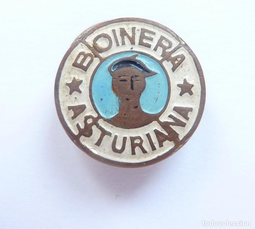 Collection pins: Insignia de ojal: boinera asturiana - Emblema para solapa de f&aacute;brica de boinas de Asturias.