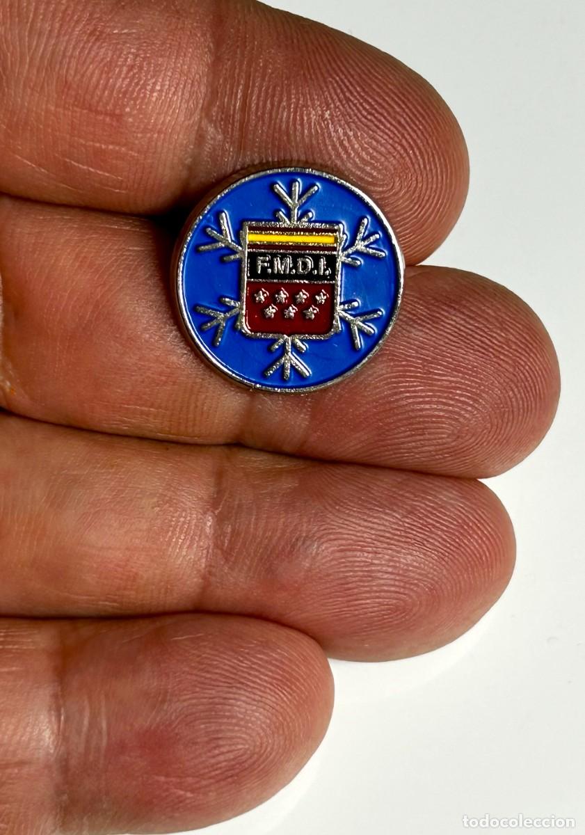 Pins de colecci&oacute;n: 3866.Pin oficial de la Federaci&oacute;n Madrile&ntilde;a de Deportes de Invierno (FMDI)