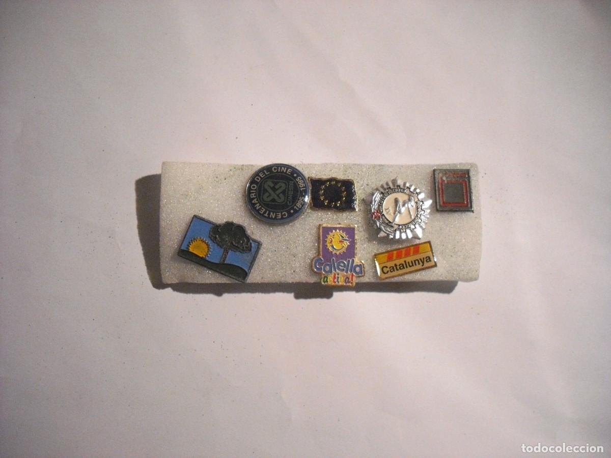 Collection pins: LOTE DE 7 PINS DE TEMATICAS VARIADAS