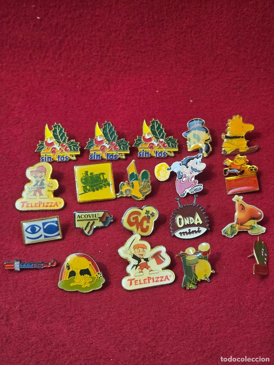 Pins de colecci&oacute;n: LOTE DE 20 PINS .HAY REPETIDAS.