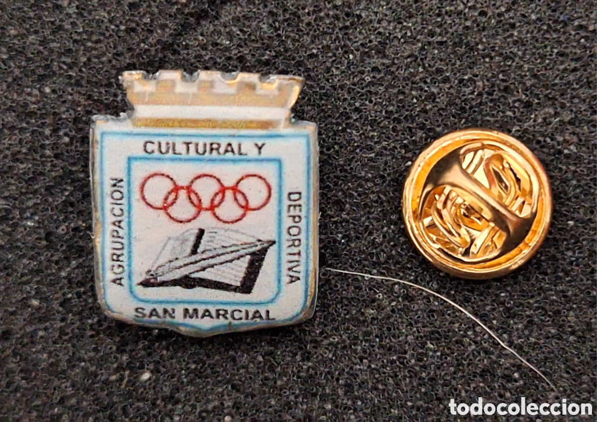 Pins de colecci&oacute;n: PIN PINS EMBLEMA FUTBOL ACD SAN MARCIAL