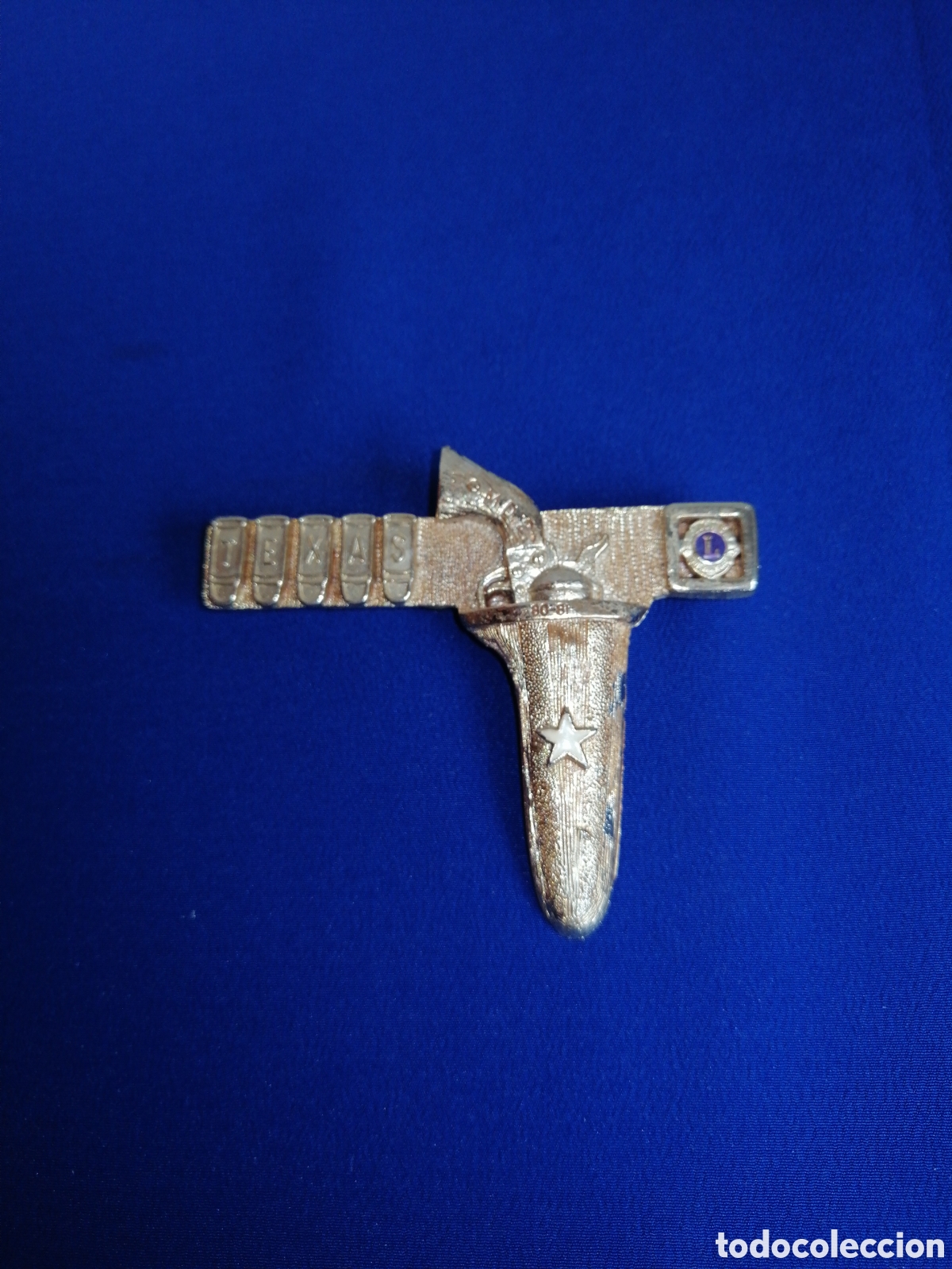 Pins de cole&ccedil;&atilde;o: LIONS INTERNACIONAL TEXAS PISTOLA VAQUERA - GRAN TAMA&Ntilde;O- PIN
