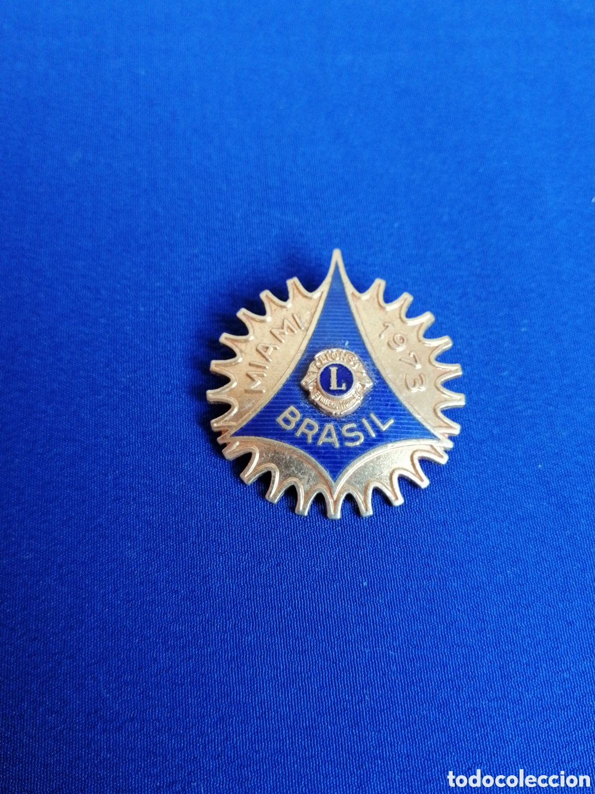 Pins de cole&ccedil;&atilde;o: LIONS INTERNACIONAL BRASIL- MIAMI - 1973 INSIGNIA DE ALFILER ANTIGUA