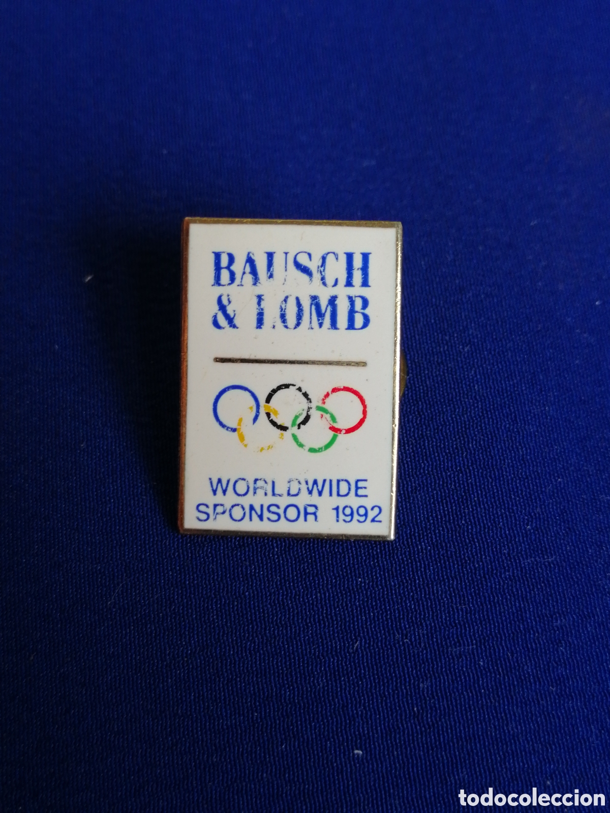 Pin's de collection: BAUSCH & LOMB - WORLWIDE SPONSOR 1992 PIN