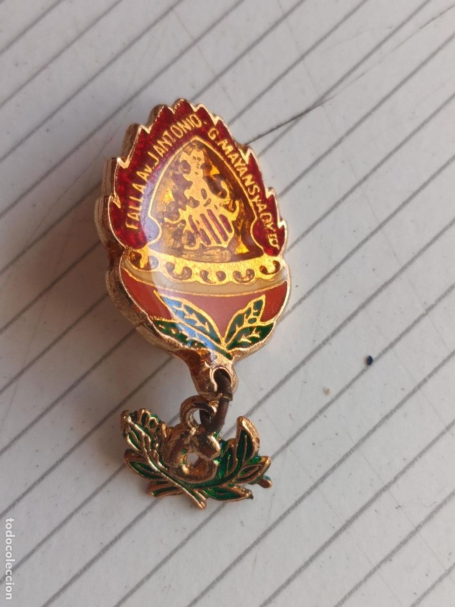 Sammlung von Pins: Valencia. Insignia de la falla Av. Jos&eacute; Antonio, G. Mayans