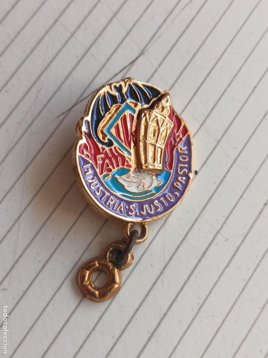 Sammlung von Pins: Valencia. Insignia de la falla Industria santos Justo y Pastor