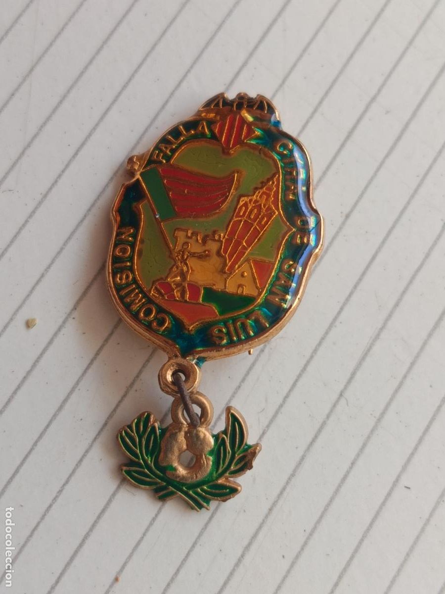 Pins de cole&ccedil;&atilde;o: Valencia. Insignia de la falla Ctra. de san Luis