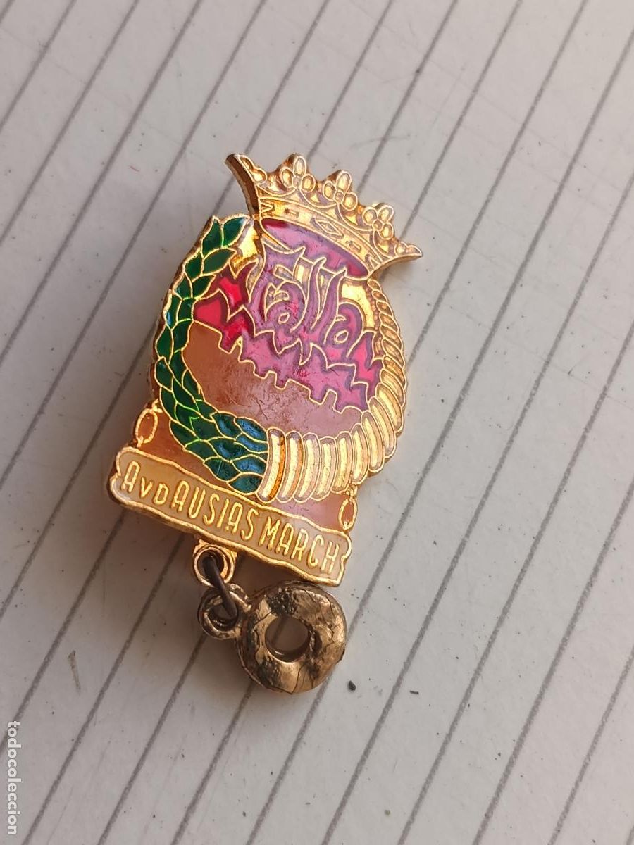 Pins de cole&ccedil;&atilde;o: Valencia. Insignia de la falla Ausias March