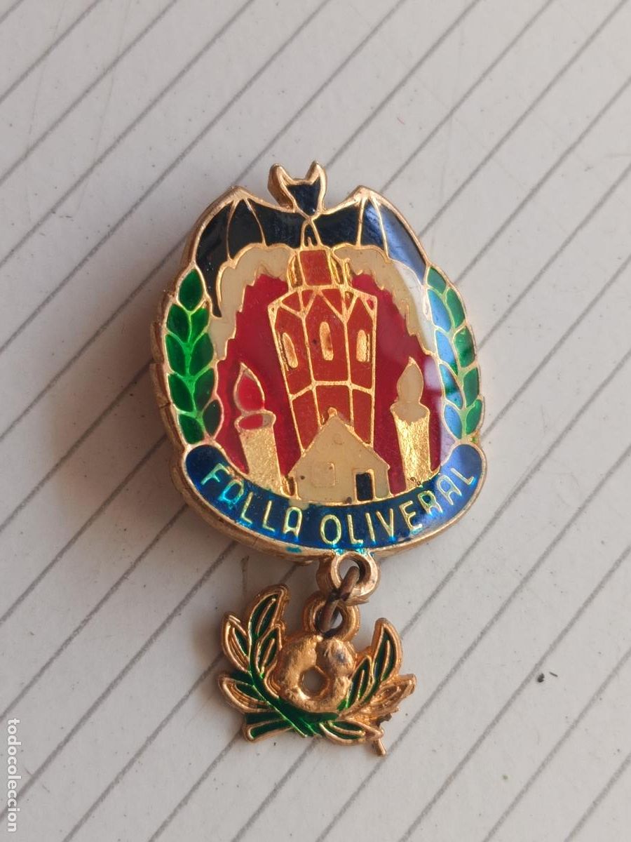 Pins de cole&ccedil;&atilde;o: Valencia. Insignia de la falla Oliveral