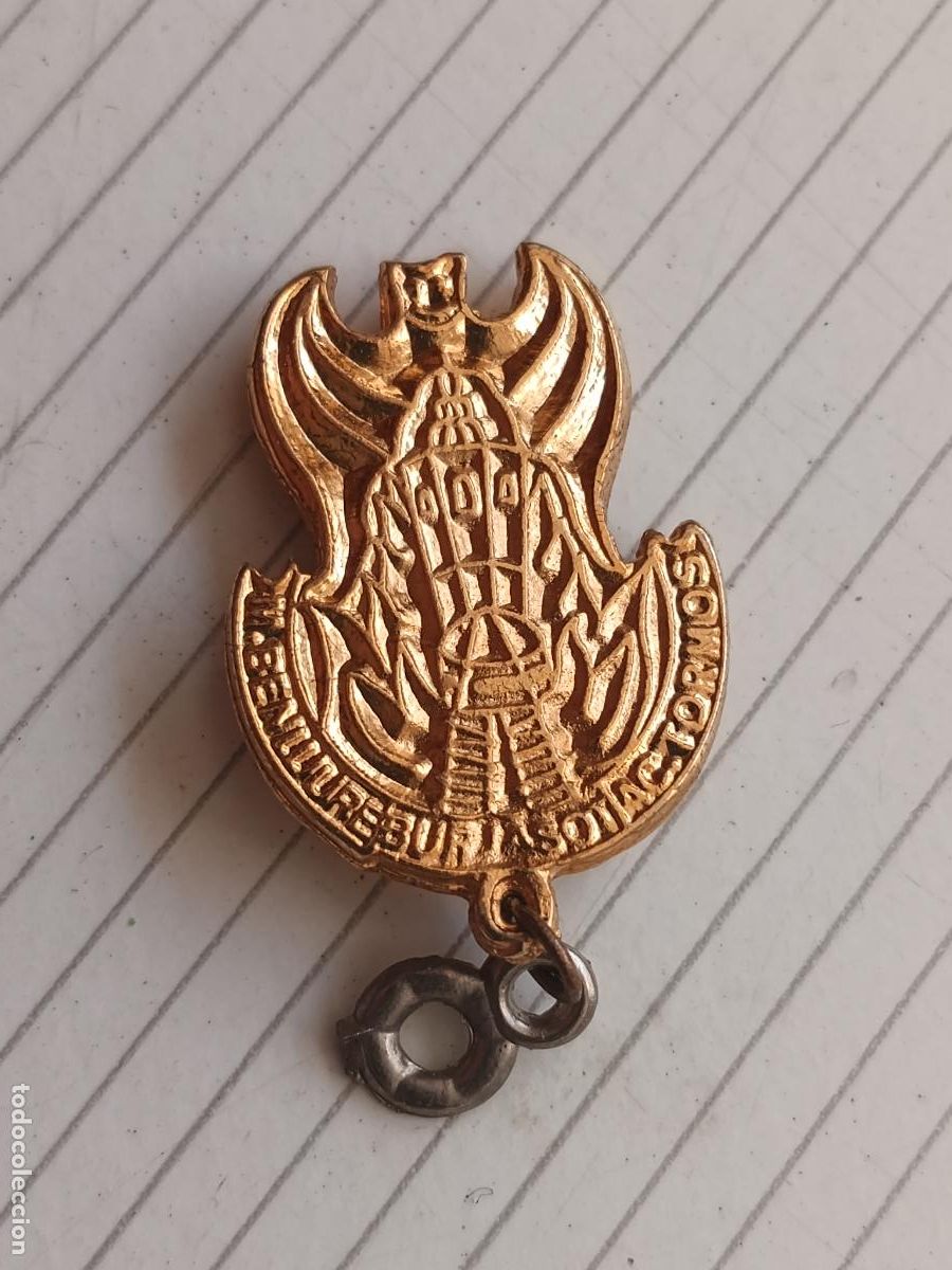 Pins de colecci&oacute;n: Valencia. Insignia de la falla M. Benlliure