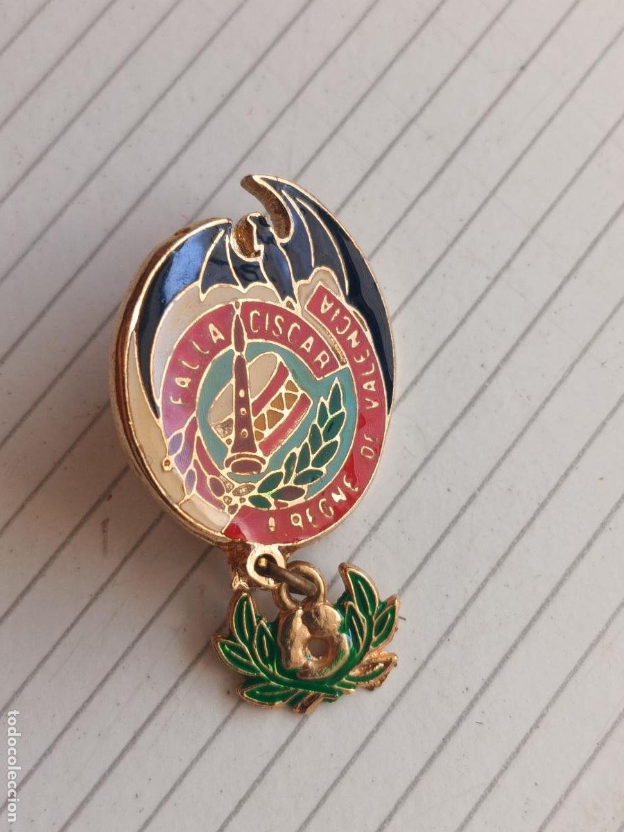 Pins de colecci&oacute;n: Valencia. Insignia de la falla Ciscar Regne de Valencia