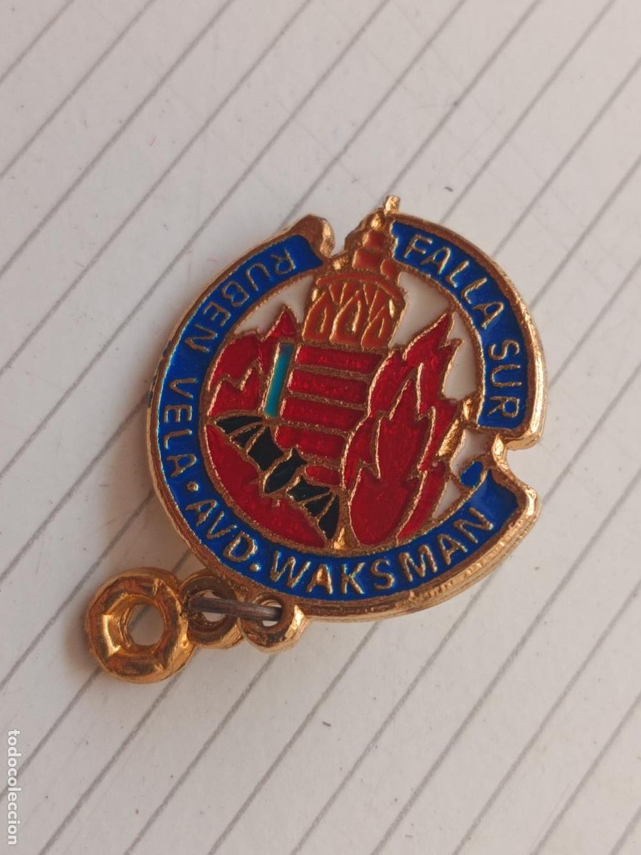Pins de colecci&oacute;n: Valencia. Insignia de la falla Rub&eacute;n Vela Dr. Waksman