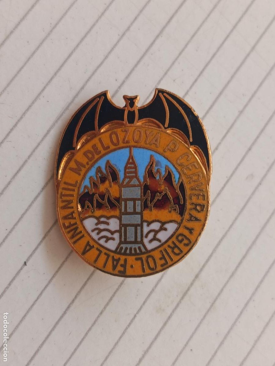 Pins de colecci&oacute;n: Valencia. Insignia de la falla infantil M. de Lozoya P Cervera