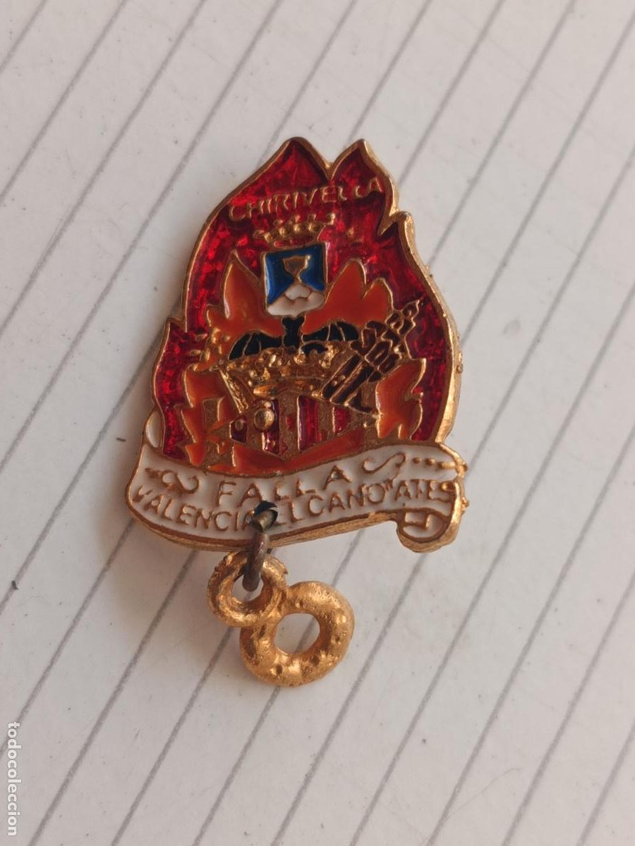 Pins de colecci&oacute;n: Valencia. Insignia de la falla El Cano, Xirivella