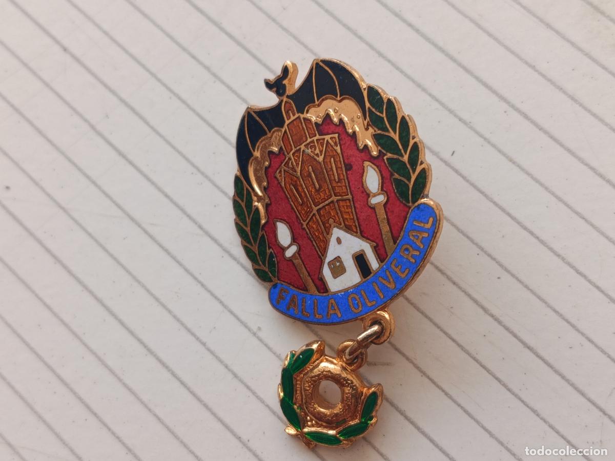 Pins de colecci&oacute;n: Valencia. Insignia de la falla Oliveral