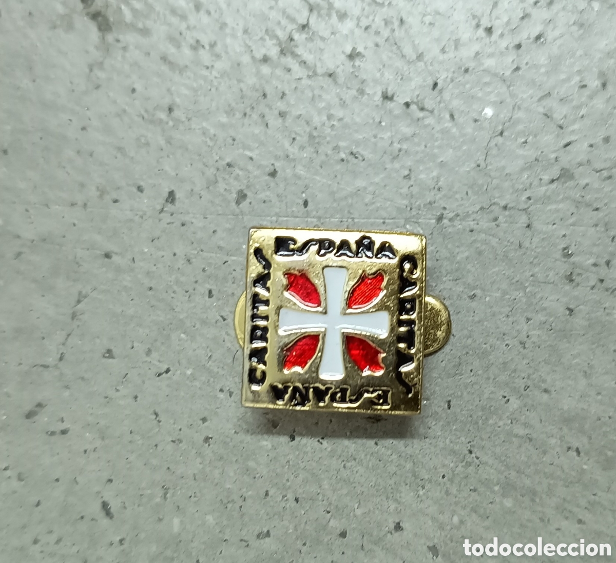 Pins de colecci&oacute;n: C&Aacute;RITAS ESPA&Ntilde;OLADIOCESANA - DISTINTIVO DE SOLAPA - OJAL DE CAMISA