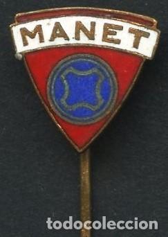 Pins e Spille di collezione: MOTOCICLISMO, INSIGNIA, PIN ANTIGUO, MOTOCICLETAS CL&Aacute;SICAS MANET