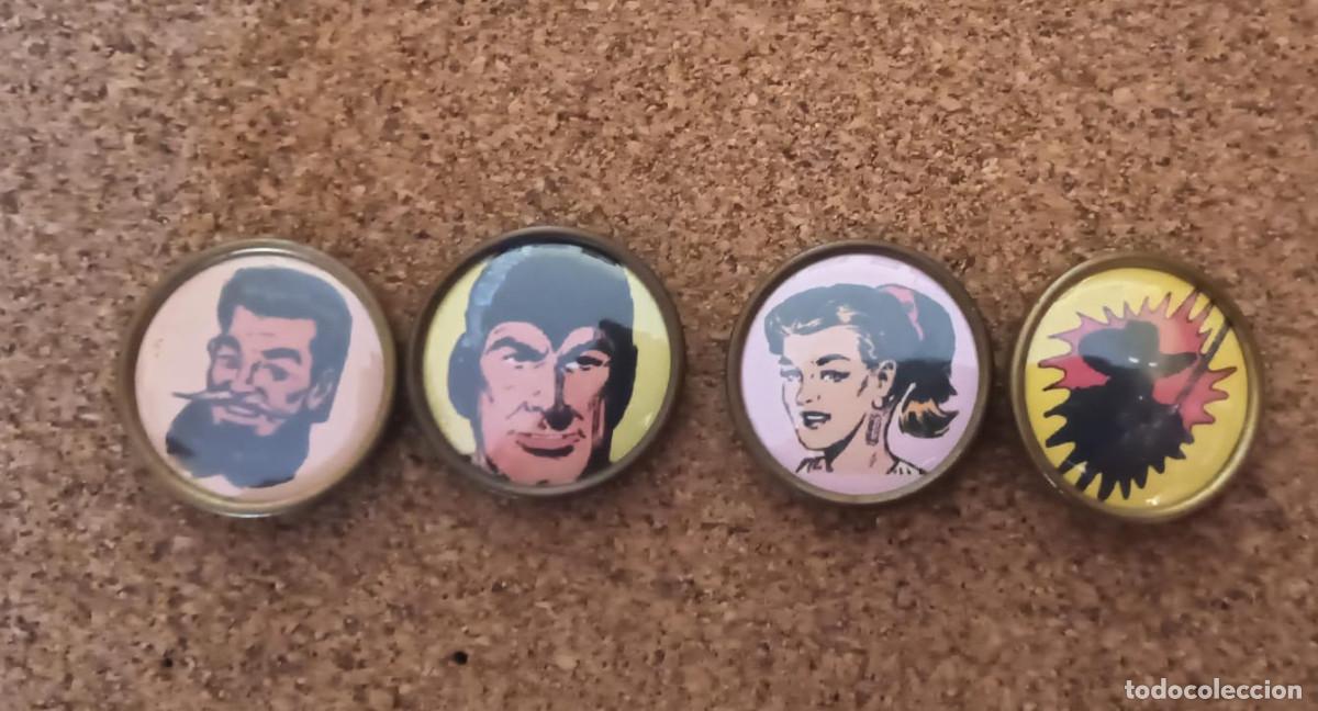 Pins de colecci&oacute;n: Lote 4 Pins personajes del tebeo o el c&oacute;mic de El Bolet&iacute;n