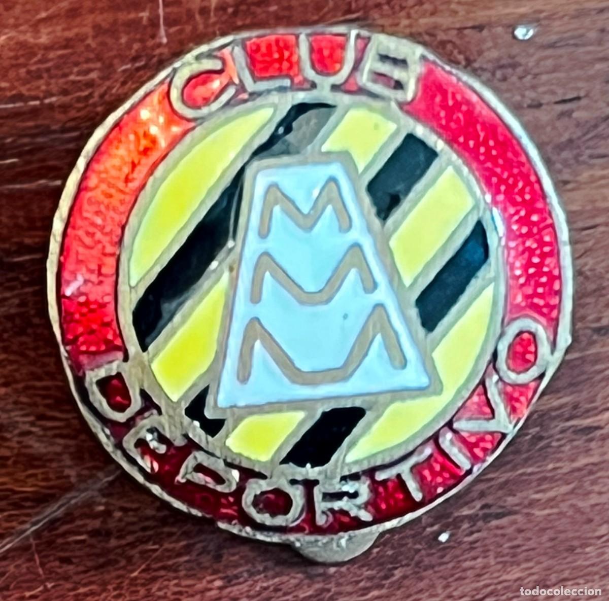 Pins de colecci&oacute;n: ANTIGUO PIN DE SOLAPA DE C.D. MANUFACTURAS METALICAS MADRILE&Ntilde;AS