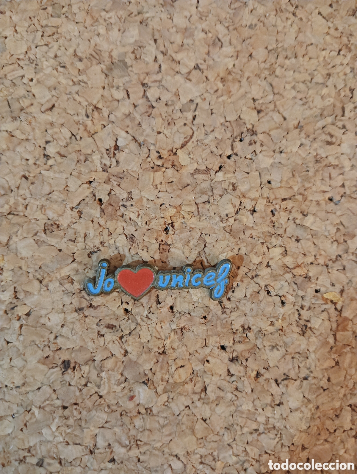 Pins de colecci&oacute;n: PIN JO AMO UNICEF EN CATAL&Aacute;N