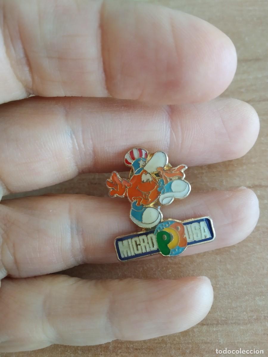 Pins de cole&ccedil;&atilde;o: PIN MICRO POP USA PALOMITAS ALIMENTACION