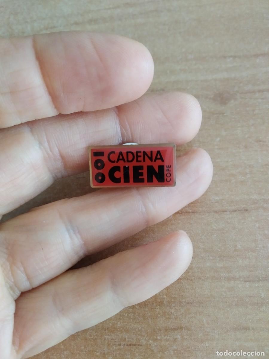 Pins de cole&ccedil;&atilde;o: PIN 100 CADENA 100 CIEN COPE M&Uacute;SICA RADIOF&Oacute;RMULA ROCK POP HEAVY FLAMENCO