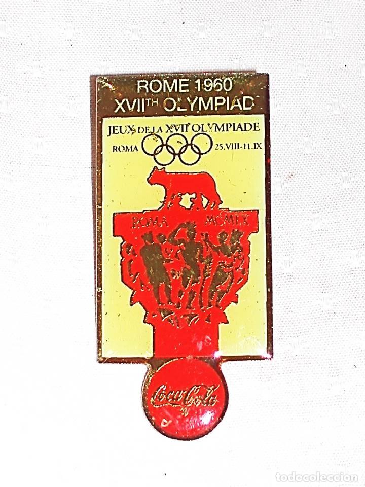 Pins de colecci&oacute;n: Pin Coca Cola / Olimpiadas Rome Roma 1960