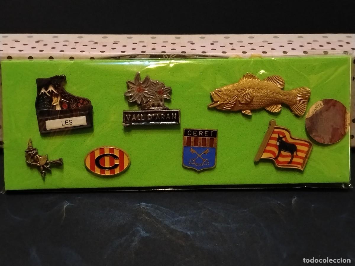 Pins e Spille di collezione: COLECCI&Oacute;N PINS DE CIUDADES DEL MUNDO,VALL D&acute;ARAN,ETC...... - 7 UND