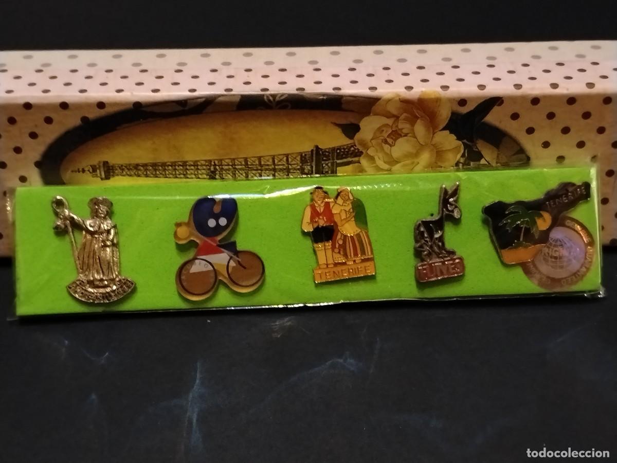 Pins e Spille di collezione: COLECCI&Oacute;N PINS DE CIUDADES DEL MUNDO,XACOBEO 99 GALICIA ,ETC...... - 5 UND